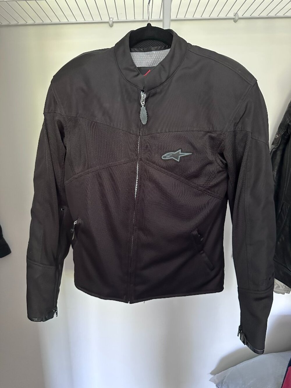 Men's Alpinestars Textile Motorcycle Jacket - Black - S